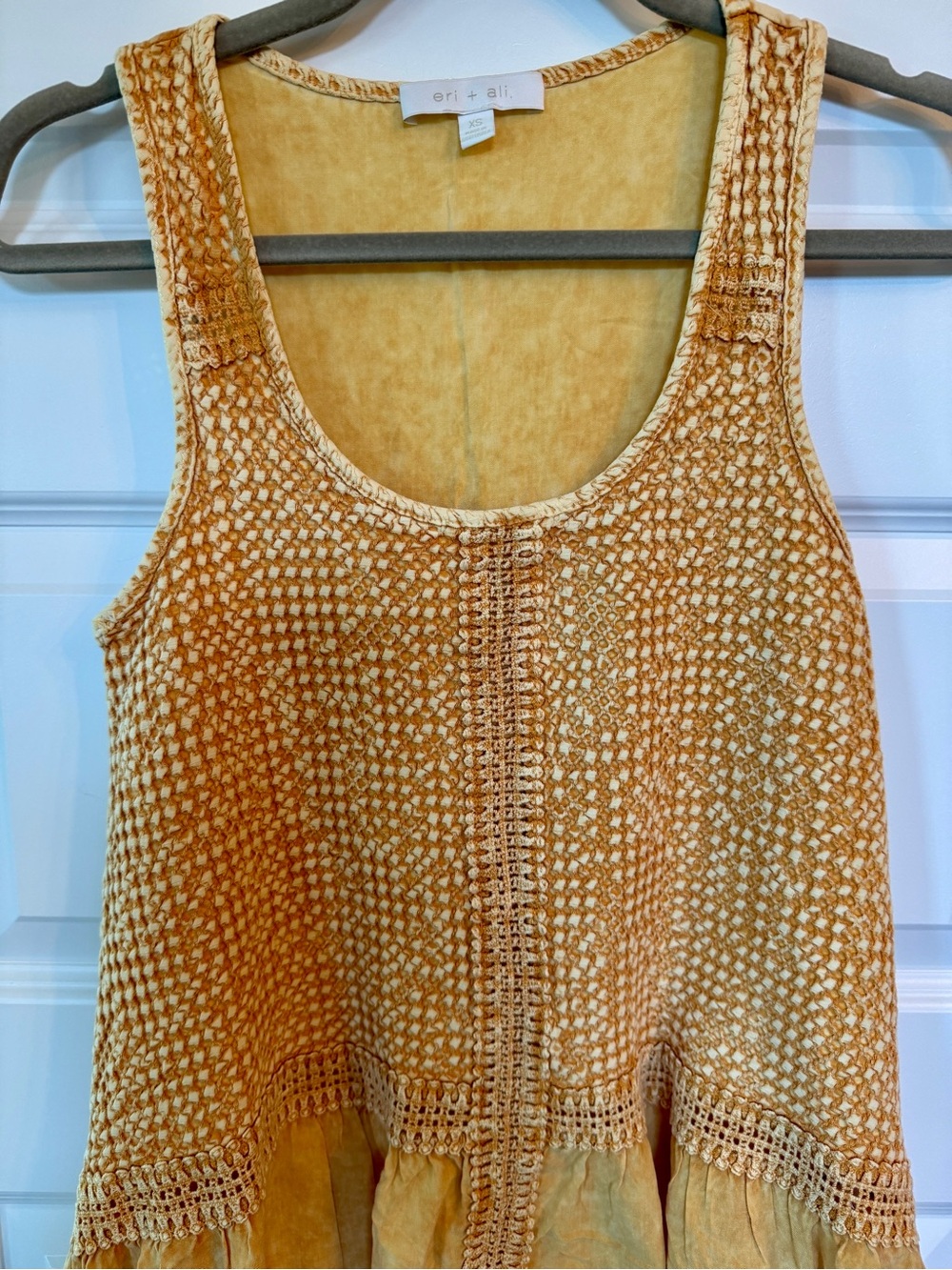 Anthropologie Eri+Ali Golden Tank top
